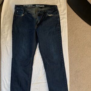 DKNY Dark Blue Straight Jeans for Men